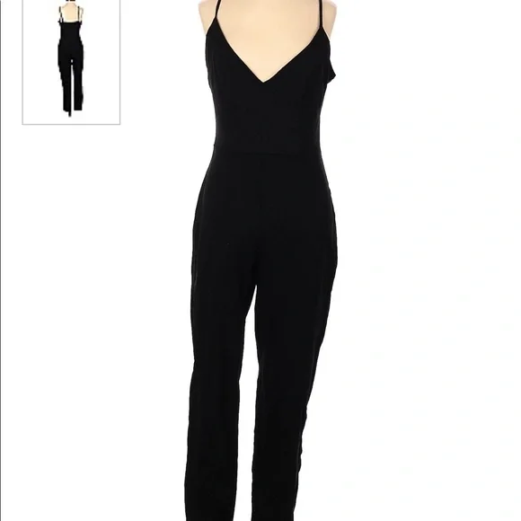 Charlotte russe black jumpsuit new arrivals